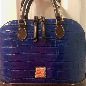 Dooney & Bourke Croco Zip Zip Satchel